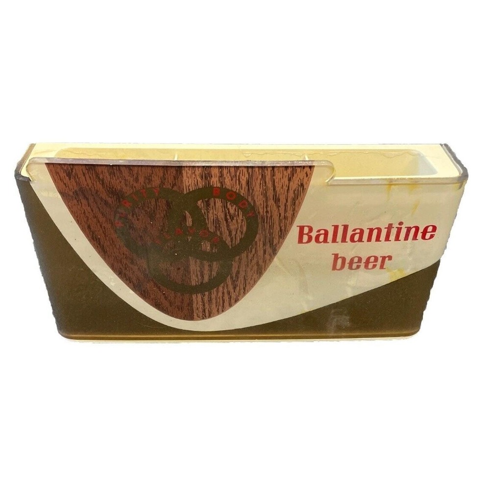 Ballantine Beer Plastic Bar Caddy 1960s Man Cave Bar